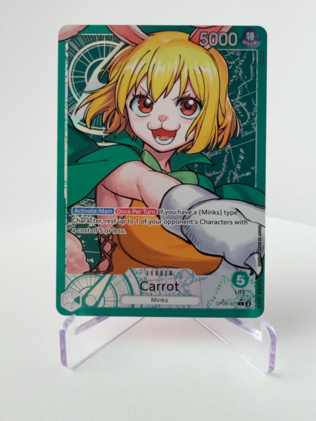 Bandai Carte collezionabili: Carrot OP08-021 – Englisch – Nuovo (secondo la descrizione) da Zollikon venduto da ReyStoreTCG