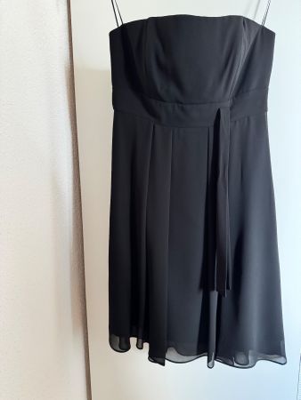 Cocktailkleid schwarz, trägerlos