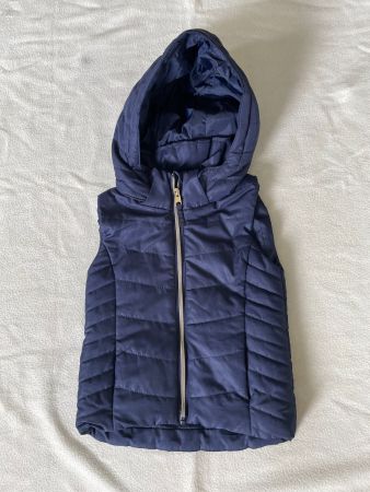 Veste sans manches capuche bleu H&M 4-6 (110-116 cm) - neuf