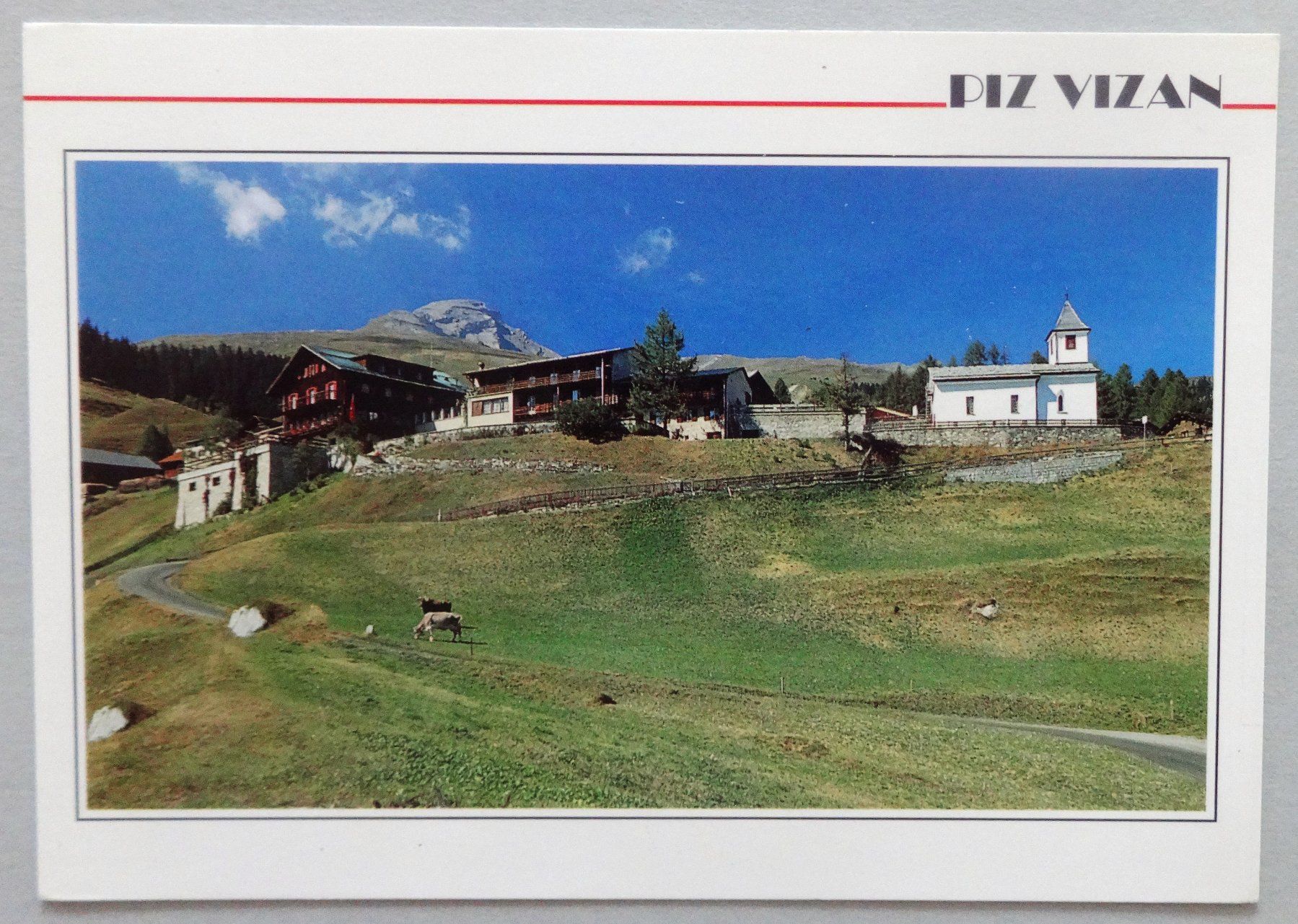 Cartoline postali: Ferienhotel Piz Vizan, Wergenstein – Usato da Fétigny venduto da Billy2miny