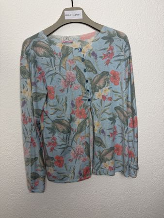 M Fratelli Blumenmuster jäckchen Hellblau ca. Grösse M 