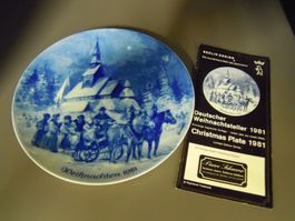 Sammelteller Deutscher Weihnachtsteller 1981