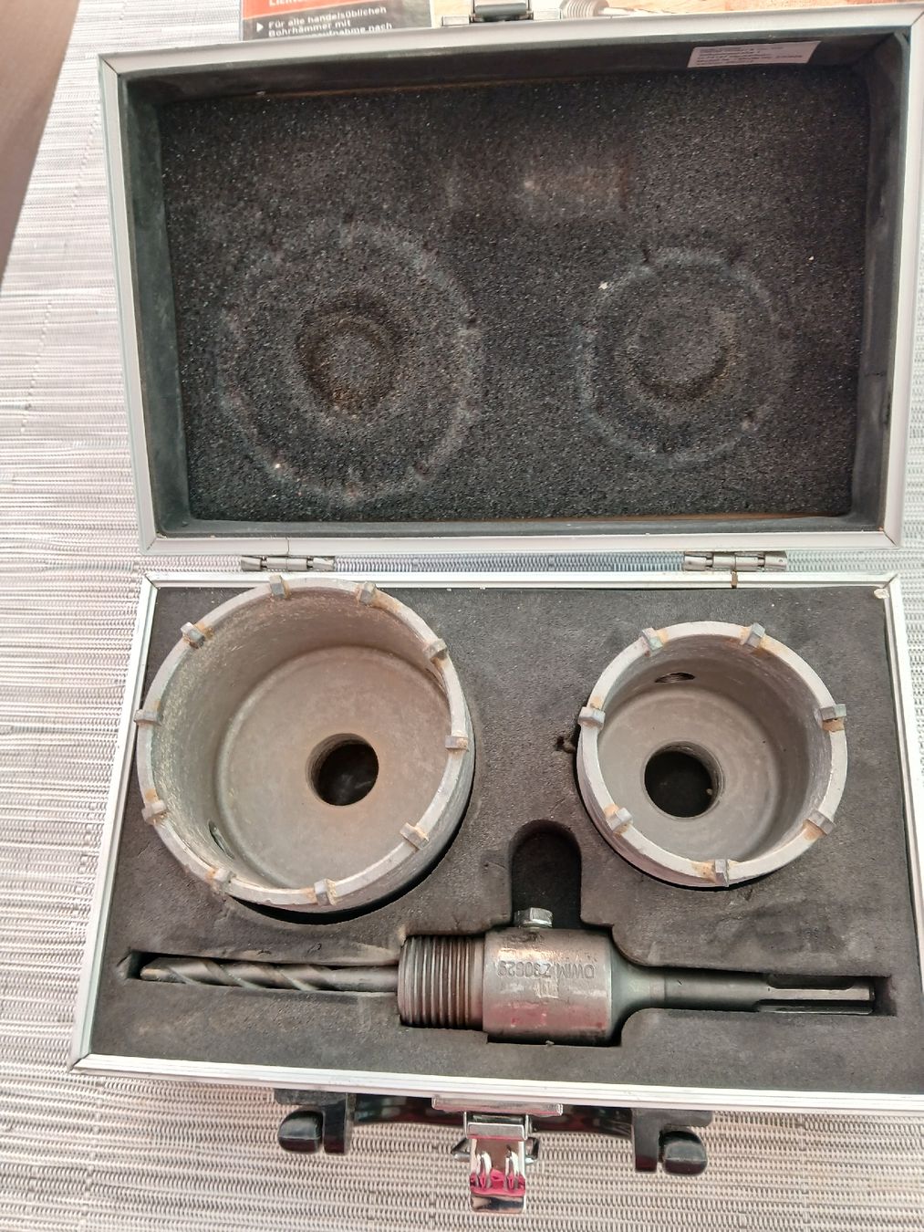 Alle Werkzeuge: Bohrkronen-Set POWERFIX – Gebraucht aus Galgenen von Leila46 1