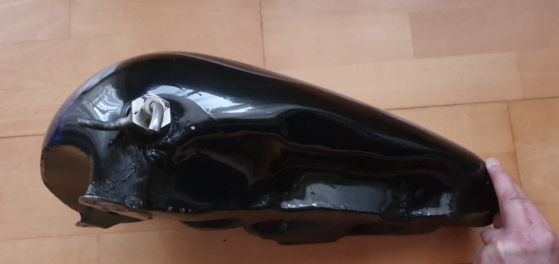 Harley-Davidson Accessori per altri veicoli: Harley-Davidson Tank-hälfte zu Oldtimer – Usato da Rothenburg venduto da Bleonhard 3