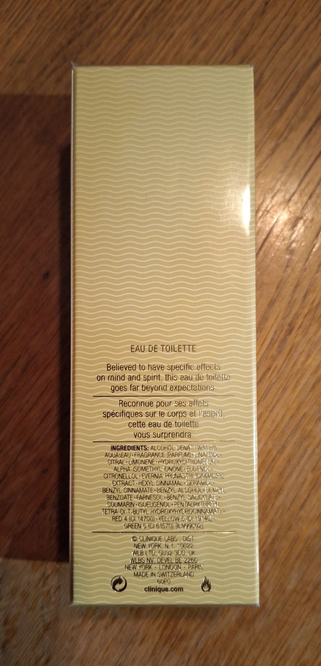 Clinique Profumi & Eau de Toilette: Clinique Aromatics Elixir Eau de Toilette 45ml NEU – Nuovo e nell'imballaggio originale da Dällikon venduto da ritmo82 1