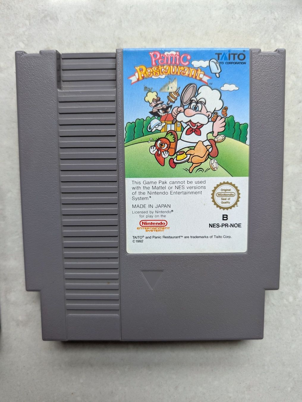 Nintendo Spiele: PANIC RESTAURANT (PAL) - NINTENDO NES - SELTEN! – Gebraucht aus Spiegel b. Bern von Natix