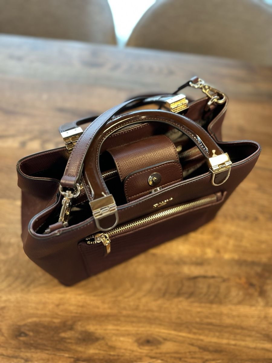 Dune London Borse da donna: Dune London Handtasche, bordeauxrot, – Usato da Reichenburg venduto da Noelle6002 2