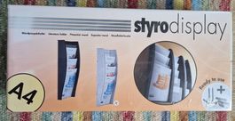 Styrodisplay Wandprospekthalter A4 neu in Originalverpackung