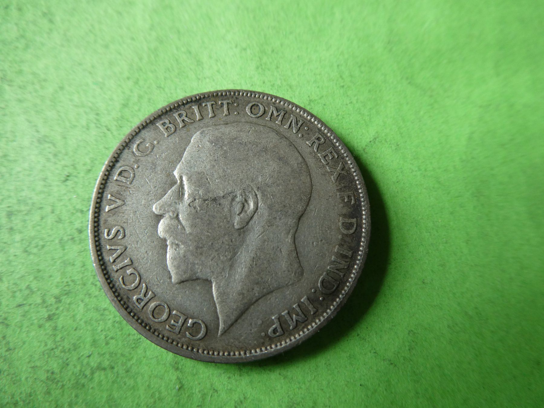 Alle Münzen: Grossbritannien 1922, Florin - Silber – Gebraucht aus Hinterforst von Rohusri 1