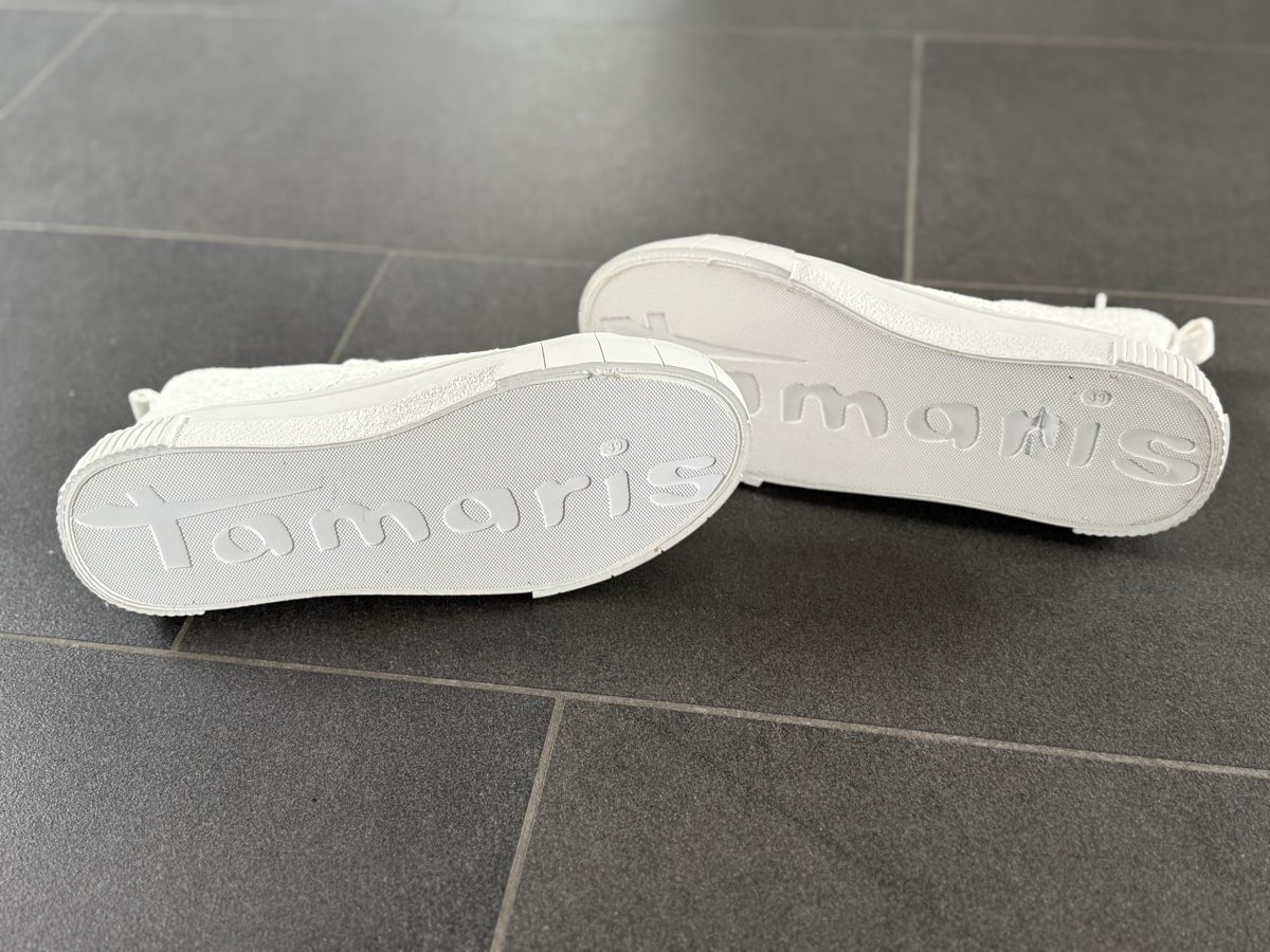 Tamaris Scarpe da donna: Tamaris Sneaker High, Weiss, Gr. 39, ! – Nuovo (secondo la descrizione) da Oberägeri venduto da eladiel 2