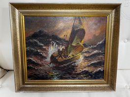 Segelboot im Sturm
