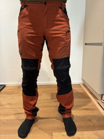 Hose RVRC, orange/schwarz, Grösse L, Zipp off