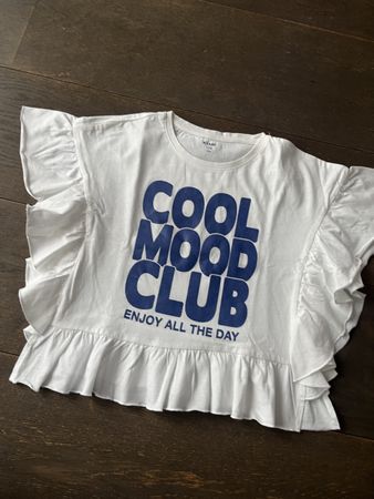 T-shirt à volants blanc Kiabi 12 ans