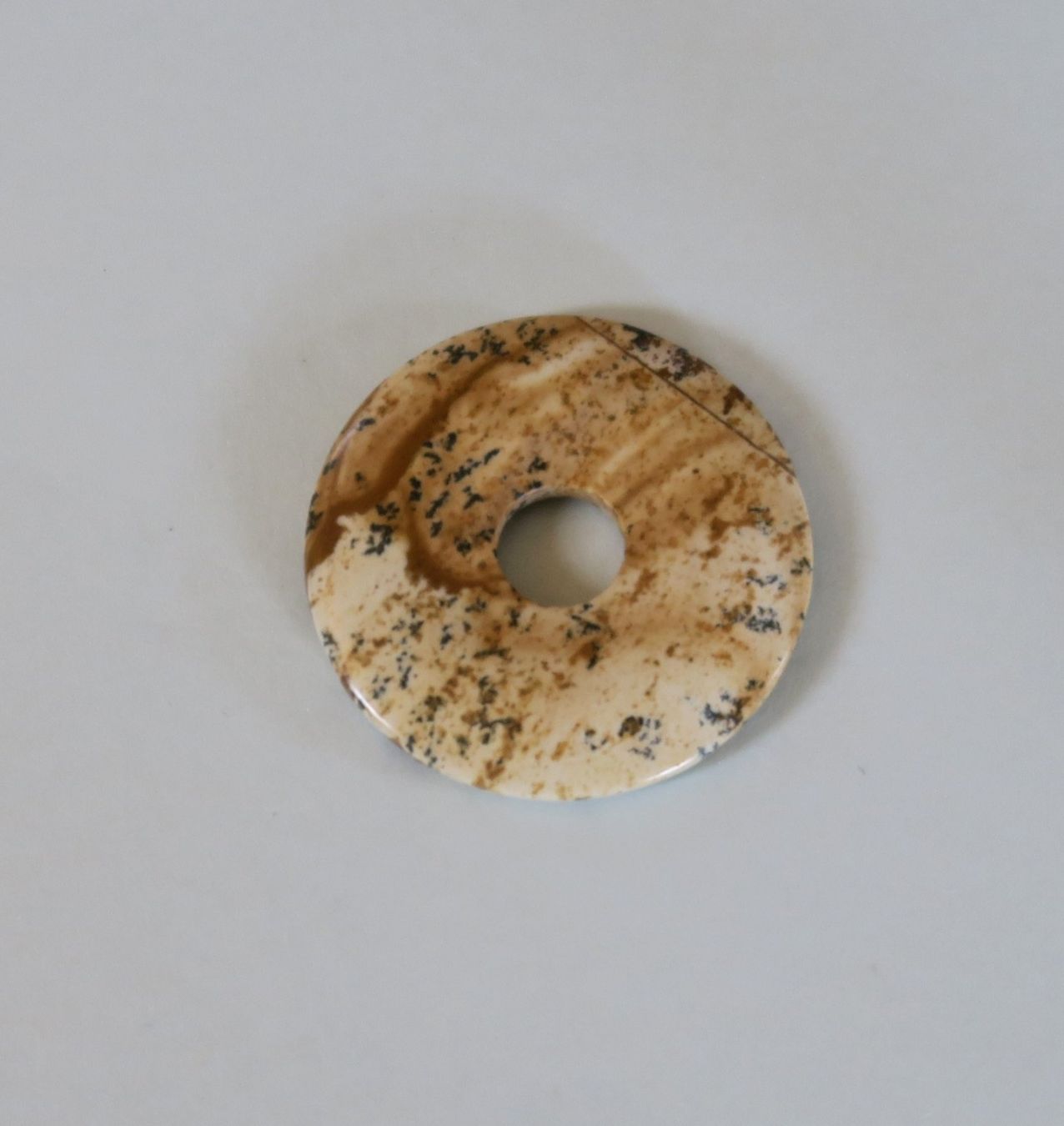 Ciondoli: Anhänger Donut Landschaftsjaspis – Nuovo (secondo la descrizione) da Brittnau venduto da marlenestone 3