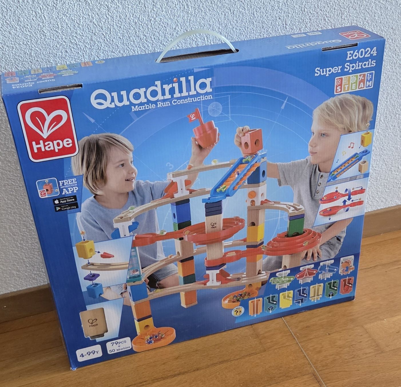 Hape Giocattoli: Hape Quadrilla Super Spirals NEU & OVP – Nuovo e nell'imballaggio originale da Othmarsingen venduto da Paedi576