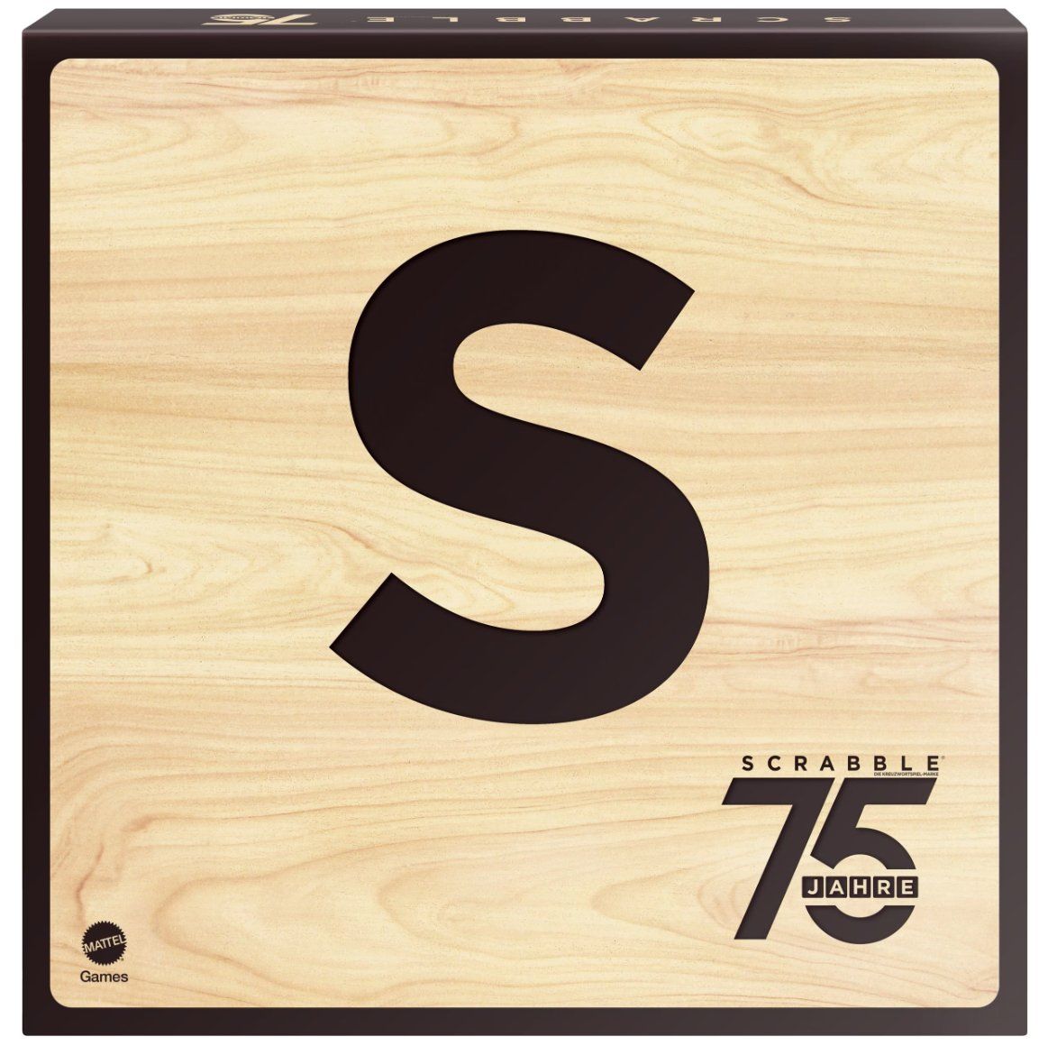 Mattel Spiele: Scrabble aus Holz - 75th Anniversary Edition – Neu und originalverpackt aus Rotkreuz von Schpacko