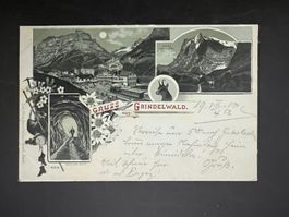 1900 Ansichtskarte Gruss aus Grindelwald (V366)