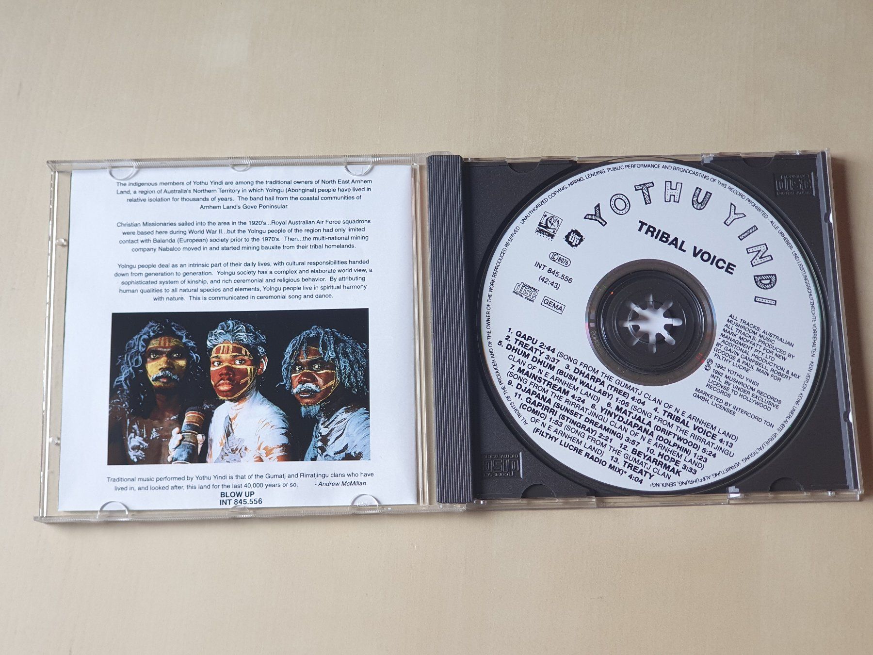 CD: Yothu Yindi Tribal Voice – Usato da Stansstad venduto da collectorsshop 2