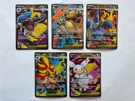 5 x Pokémon Mega Evolution EX Ultra Rare NM
