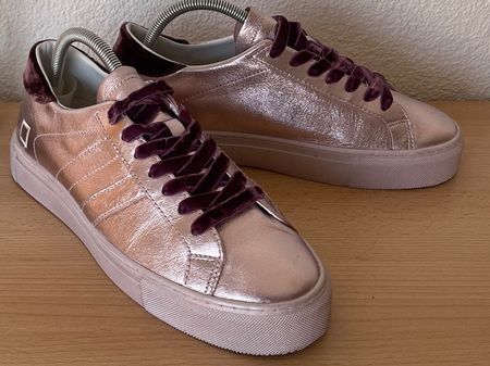 DATE 40 /NP197CHF Loafer Sneaker Kupfer Rose Leder