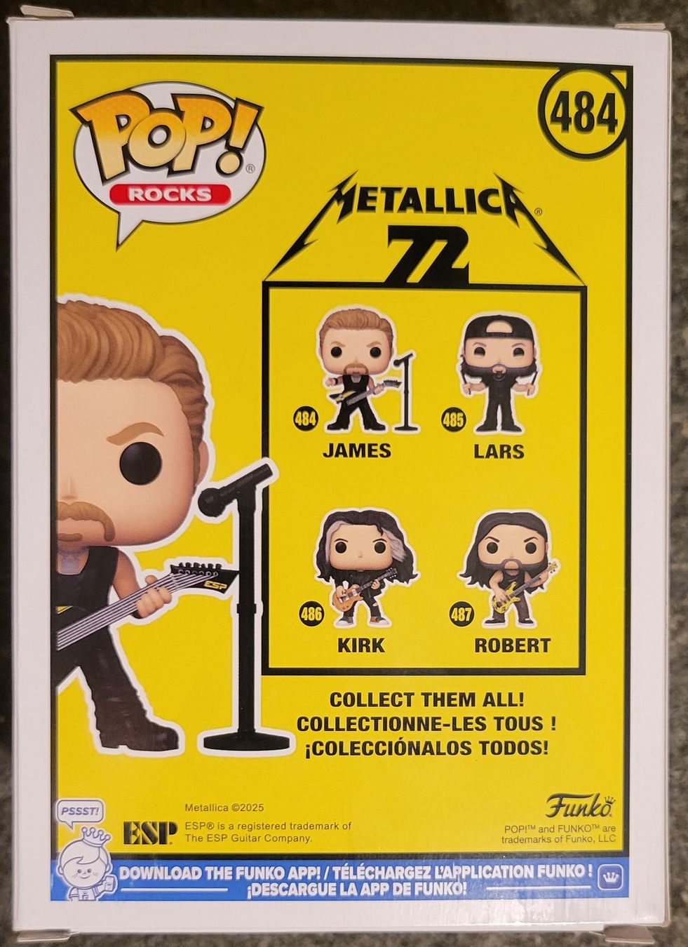 Funko Figuren: Funko Pop Metallica  James (72 Seasons) – Neu (gemäss Beschreibung) aus Montet (Glâne) von KOADA 1
