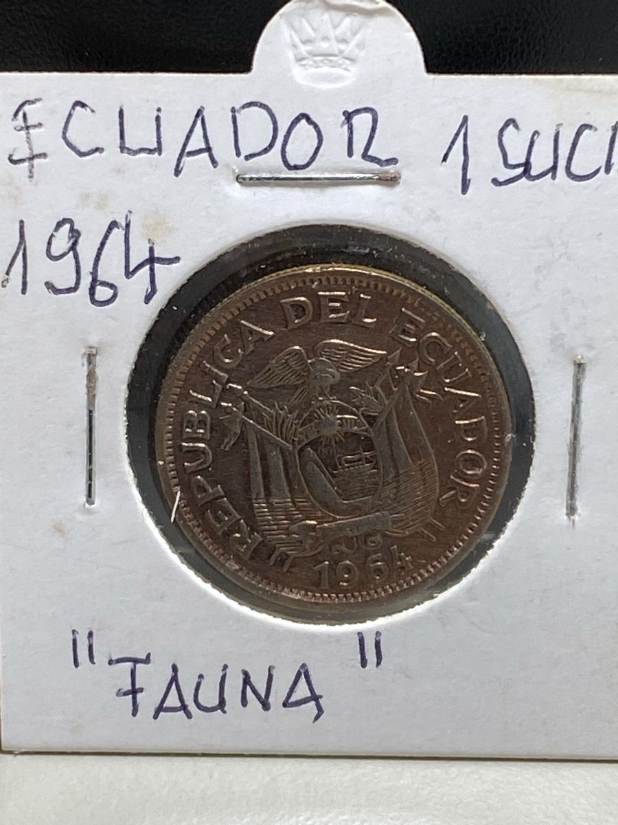 Tutti le monete: Équateur - 1 sucre - 1964 – Usato da Payerne venduto da Mike1682