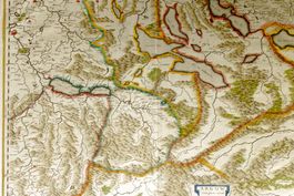 JOAN BLAEU (Niederlande 1596-1673) Aargau, 1650, Karte