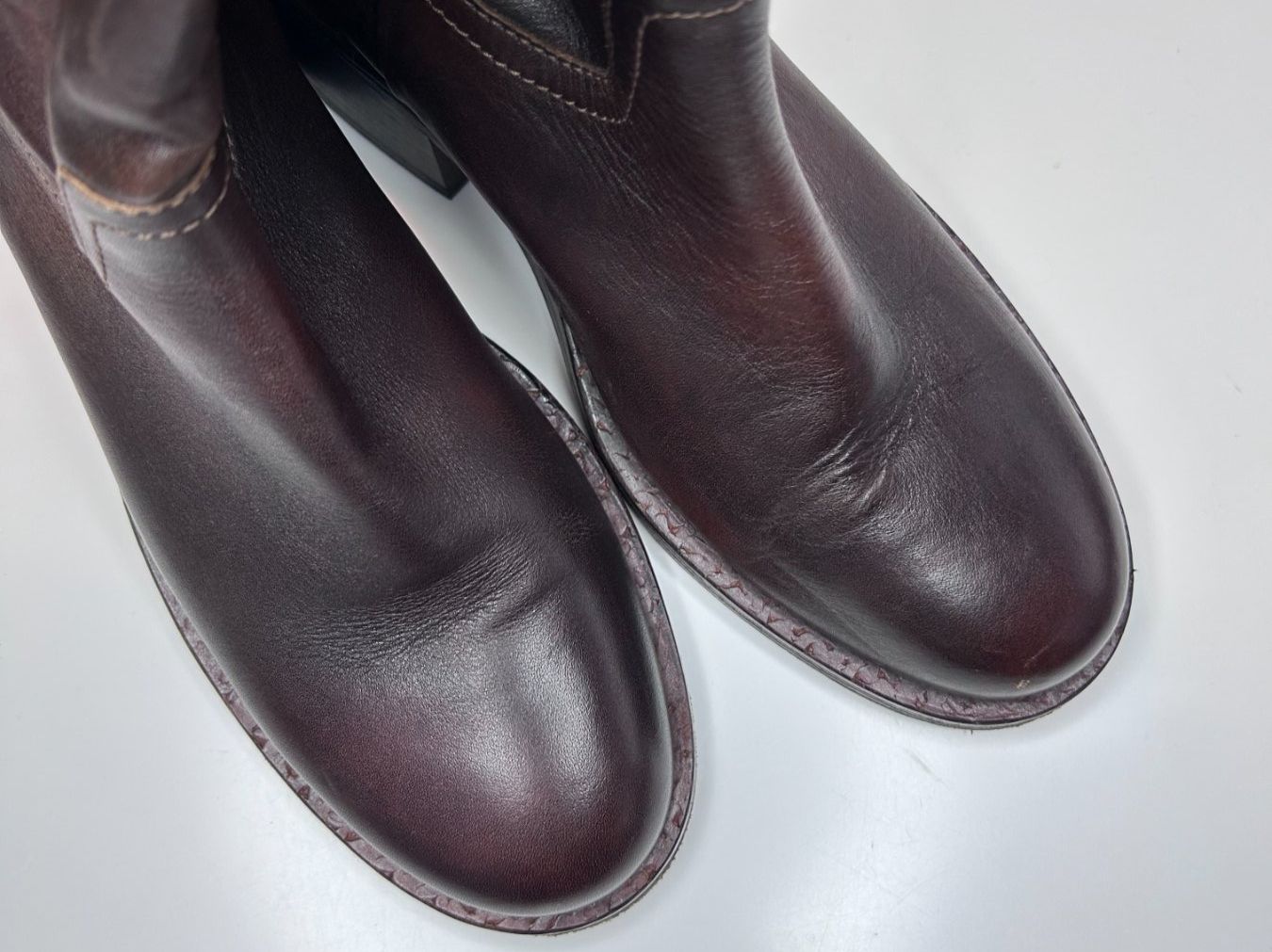 Navyboot Scarpe da donna: Shabbies Amsterdam Lederstiefel – Usato da St. Gallen venduto da look-twice 4