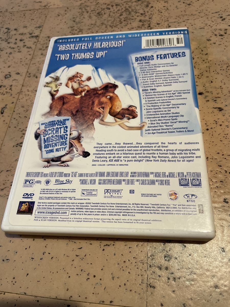 Tous les DVDs: DVD Ice Age 2 Disc – D'occasion à Dettighofen (Lengwil) par Dolol 1
