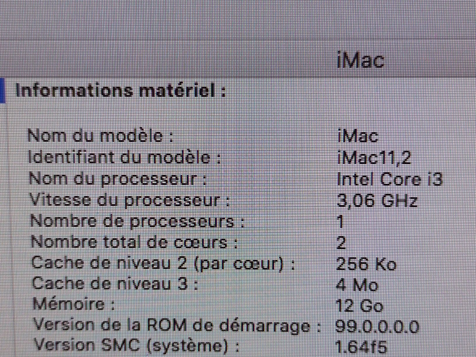 Apple PC: iMac 21.5" 2010 Intel Core i3 12 Go RAM 500 Go HDD – Usato da Farvagny-le-Grand venduto da LaCaverne 5
