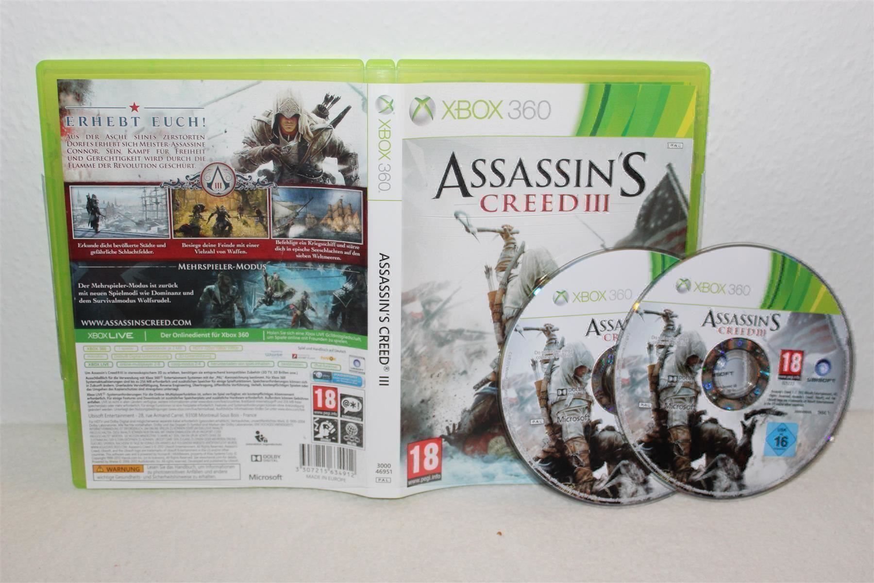 Sony Giochi: Assassin's Creed III – Usato da Reinach BL venduto da RetroGamesSportsMore
