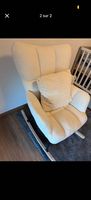 Fauteuil à bascule couleur crème bon état