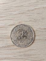 Pièce de monnaie 1/2 Franc Suisse 1943 argent état usé