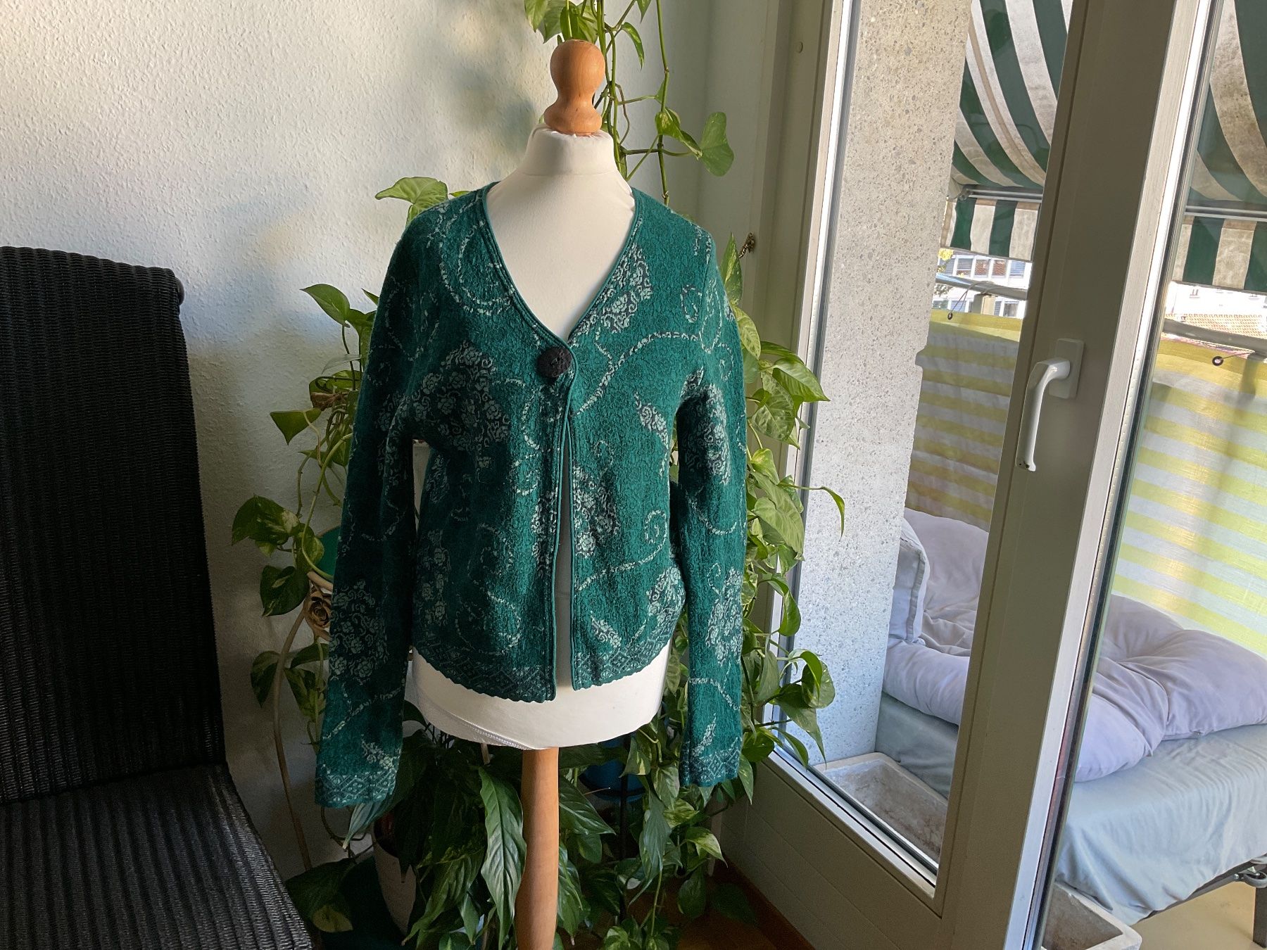 Giacche: Sublime jaquette en laine DUNQUE, Gr. M, tons verts – Usato da Genève venduto da Mazelyne 6