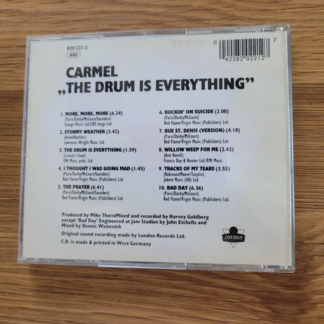 CDs: CD Carmel – Gebraucht aus Biel/Bienne von Destockweb 2
