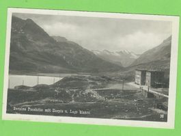 Bernina Passhöhe mit Hospiz und Lago bianco
