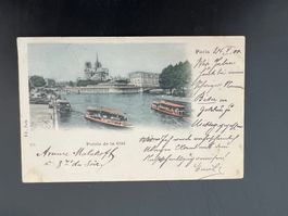 Postkarte Paris Pointe de la Cite Frankreich 1900 (V820)