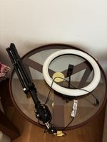 Ringlicht mit Stativ gebraucht