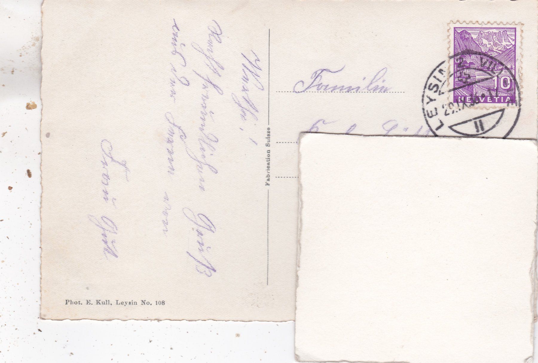 Cartoline postali: Leysin 1936 – Usato da Herisau venduto da Lisegrat2008 1