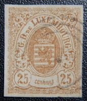 Luxemburg Kat. 8 gest. 1859 Kat. 450 Euro