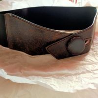 Gurt aus Leder & elas. Mat., NEU, Gr. L