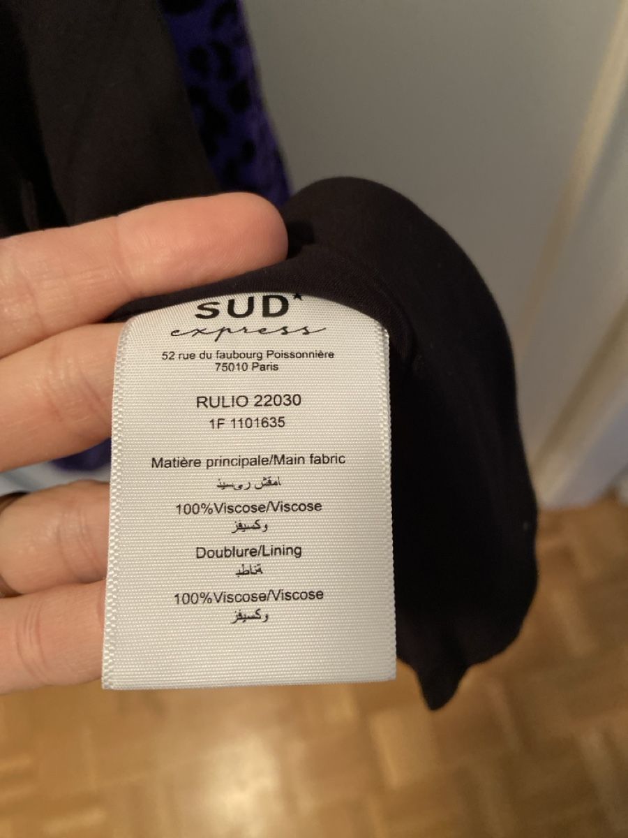 Vestiti: Robe portefeuille SUD EXPRESS violette  taille M – Usato da Lausanne venduto da Pascal9999 2