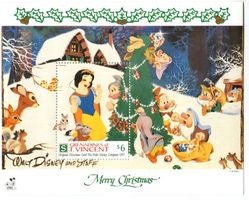 Block "Walt Disney. Schneewittchen". St. Vincent