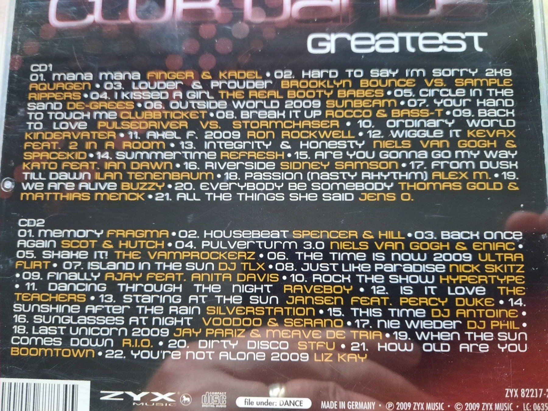 CDs: CD Club Dance - Greatest  – D'occasion à Pully par bro_n52j 2