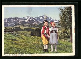 Appenzeller Kindertrachten, Blick zum Al