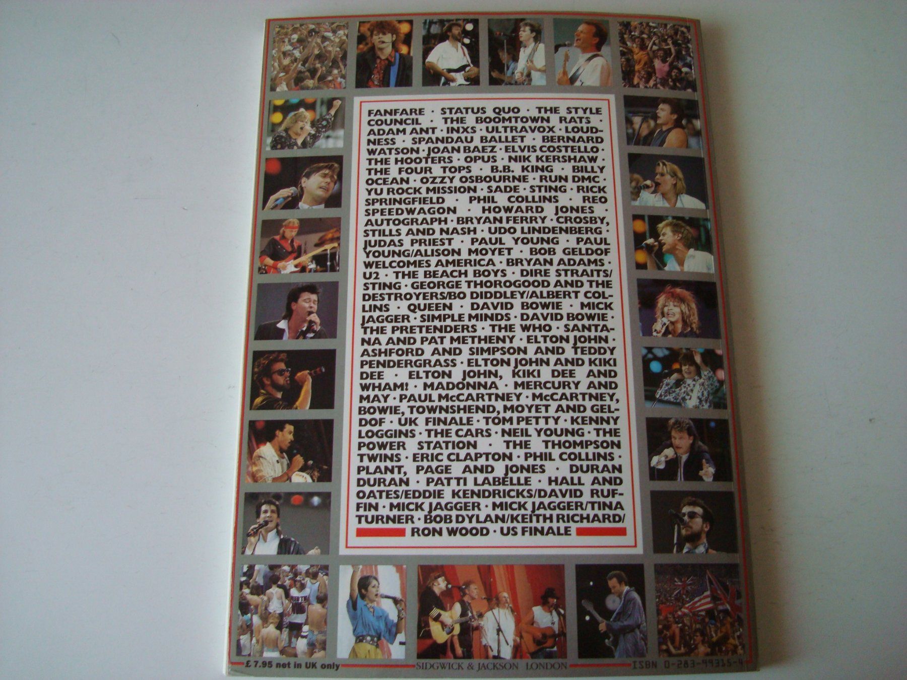 Livres: LIVE AID BUCH – D'occasion à Scherz par 5246 9