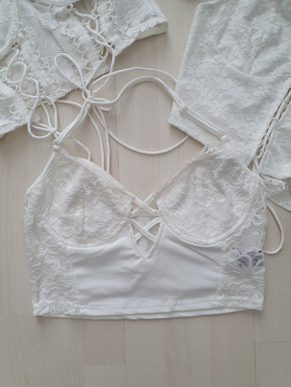 Tops: 4 helle Corsagentops Gr S – Neuf (Voir description) à Münsingen par BlackTears-3 4