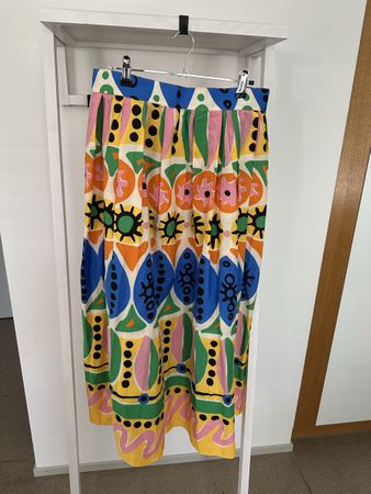 Zara Rock Jupe L Baumwolle Sommer