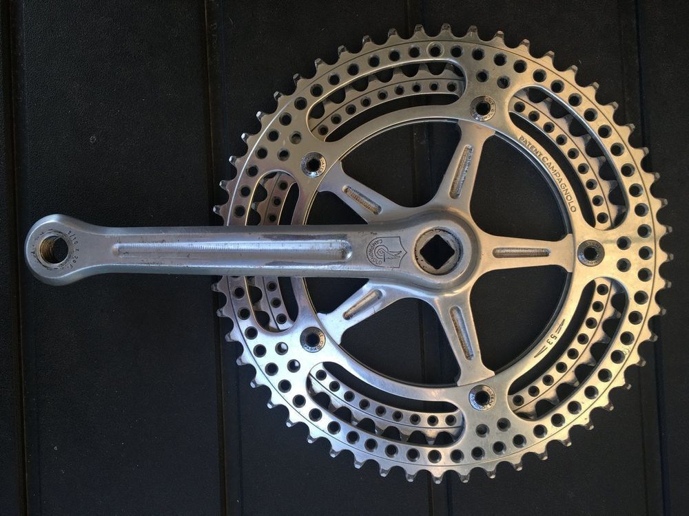 Pédalier Ancien Campagnolo RECORD - 115,5 Mm, Filetage ITA, Très Bon état, Parfait Pour La Restauration De Vélos Vintage