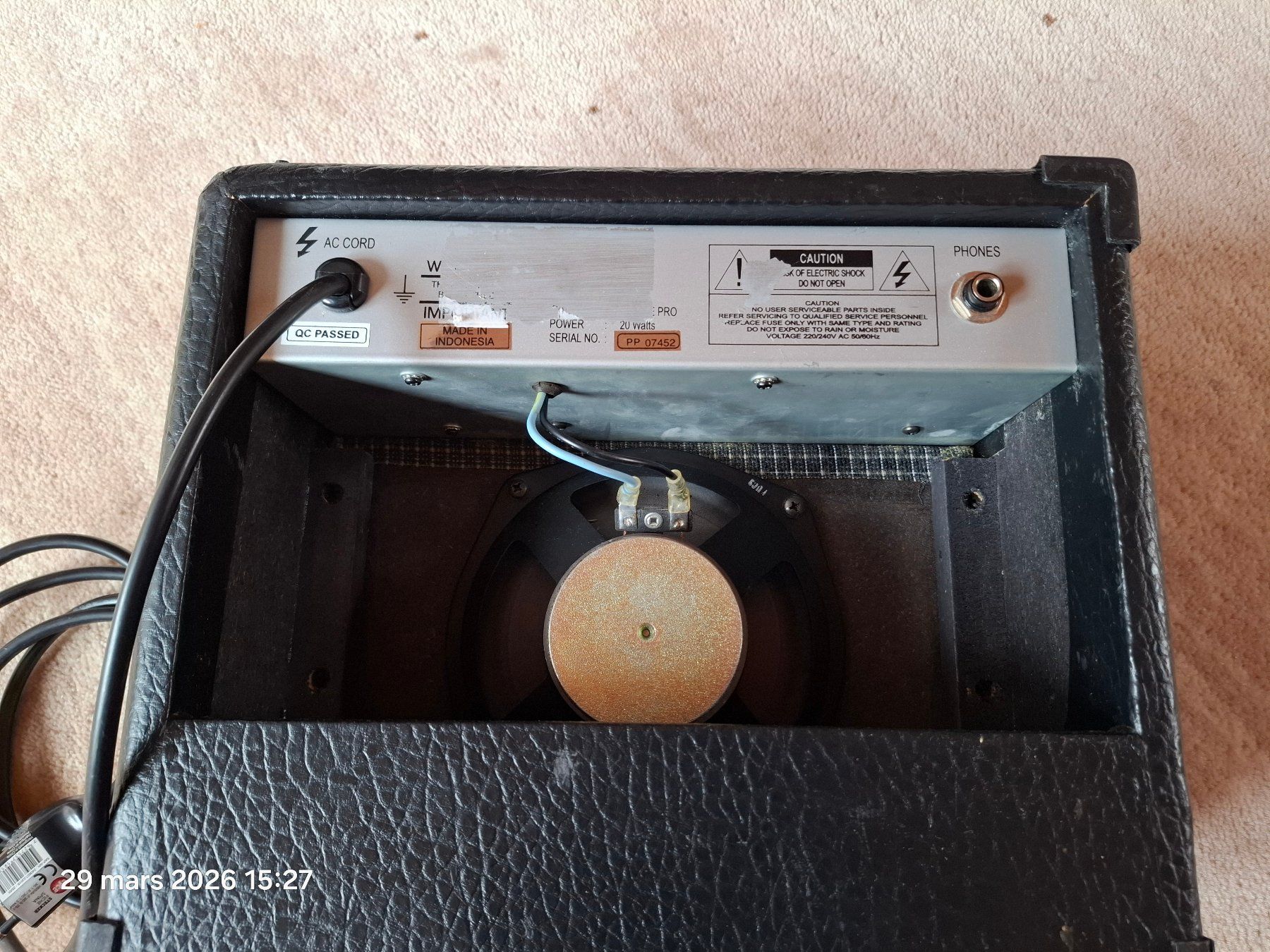 Strumenti musicali: Osmond Beetle Pro 20W – Usato da Yverdon-les-Bains venduto da Dan00 3